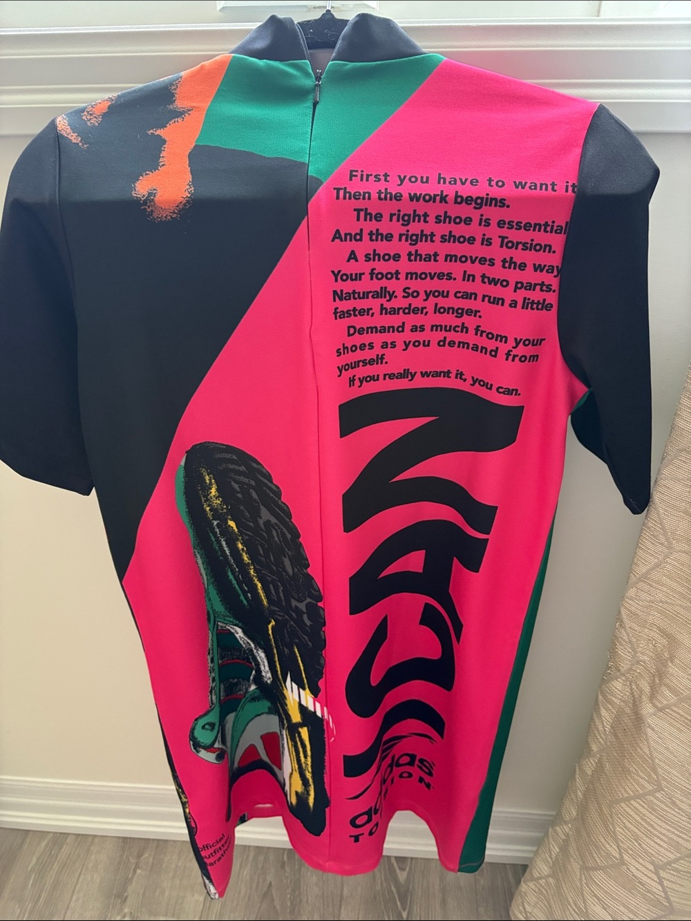 adidas Originals Pink Green Black Graphic Dress